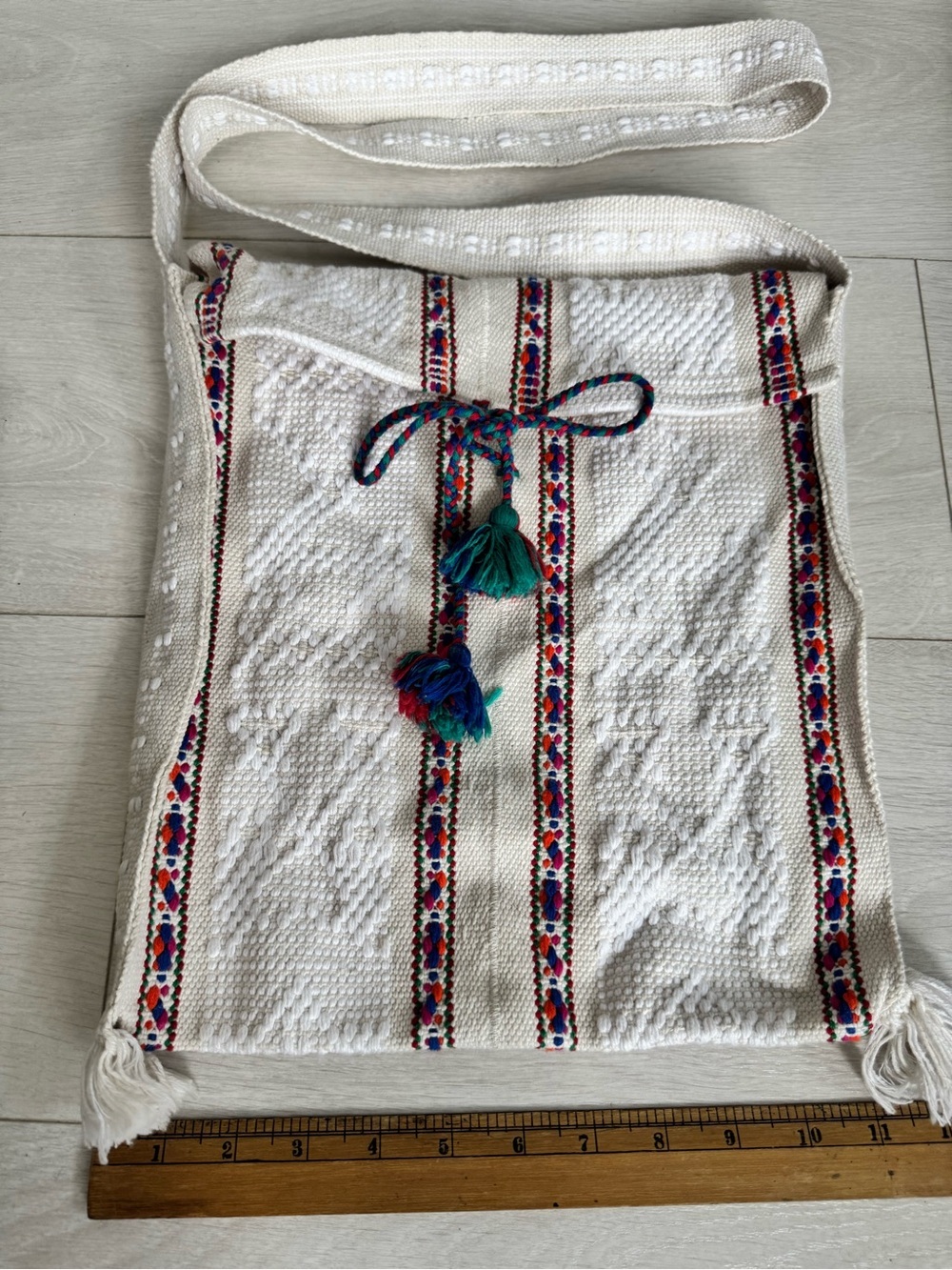 Mexican Boho Crossbody Purse Bag - Picture 2 of 5